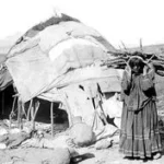 Apache Woman and Tent